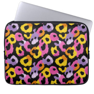 Bold Leopard Skriv ut Retro Glam y2k Aesthetic Laptop Fodral