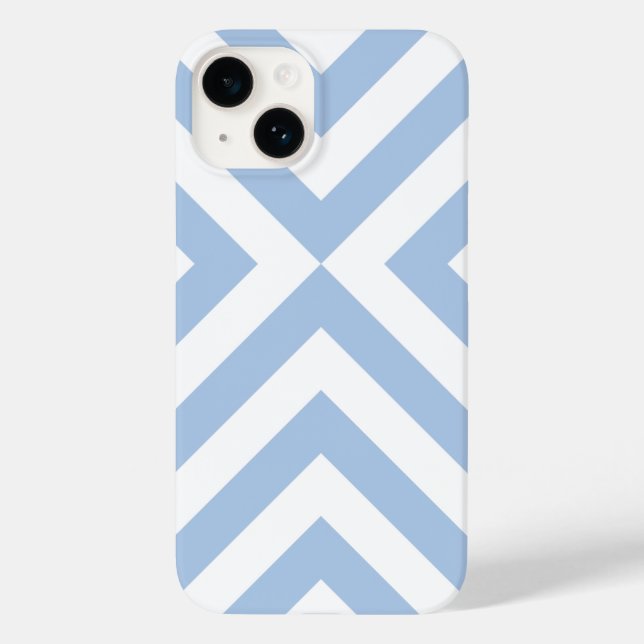 Bold Light Blue and White Chevrons (Baksida)