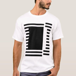 bold lines square t shirt