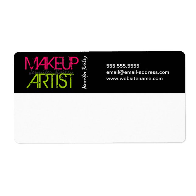 Bold Makeup Artist Fraktsedel (Framsidan)