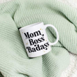 Bold Mamma Chef Badass Coffee Mugg Modern Black Gu