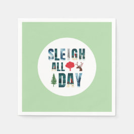 Bold Masks Brev Winter Scenes "Sleigh All Day" Pappersservett