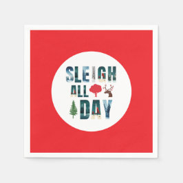 Bold Masks Brev Winter Scenes "Sleigh All Day" Pappersservett