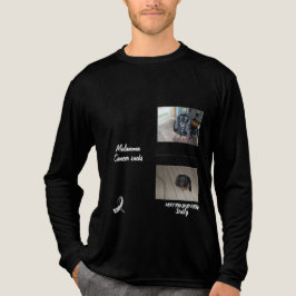 Bold Melanoma Pet Memorial Photo Layout T Shirt