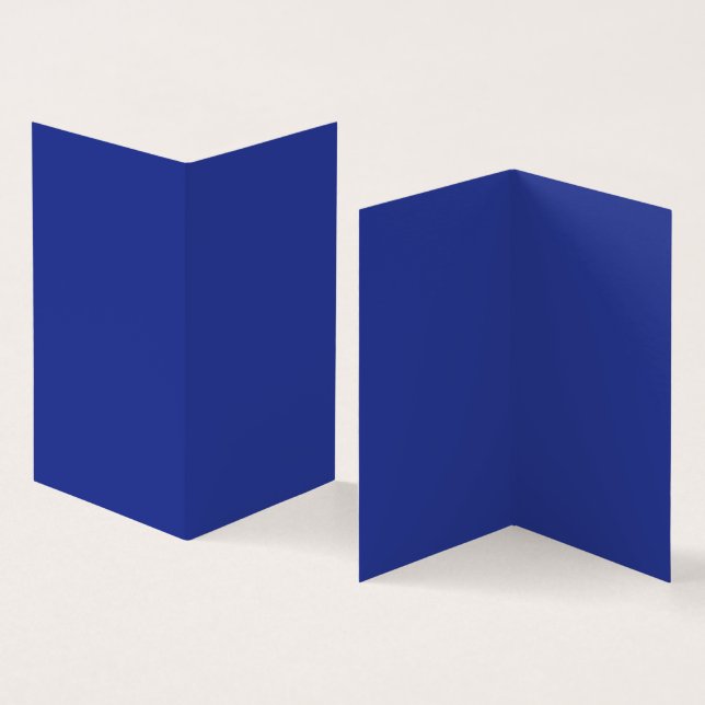 Bold Minimal bröllopsinbjudan i djupt blå Kort (In- och utsida)