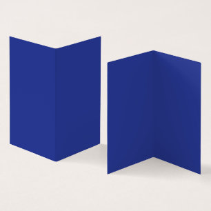 Bold Minimal bröllopsinbjudan i djupt blå Kort