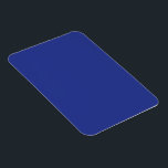 Bold Minimal bröllopsinbjudan i djupt blå Magnet<br><div class="desc">Modern minimalistisk utformning av bröllop med solid blå bakgrund - perfekt för elegant sommar eller formellt år runt bröllop. Gör en påstående av modern elegans med denna djärva, minimala bröllopsinbjudan i en djup blå bakgrund. Designat för par som uppskattar rent linjer och tidlös sofistikering, inbjuder detta minimalistiska bröllop till blandning...</div>