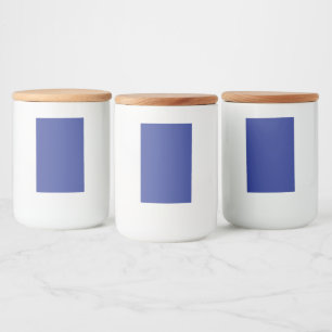 Bold Minimal bröllopsinbjudan i djupt blå Mat Etikett