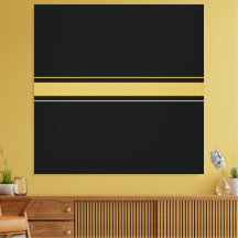 Bold Modern Minimalist Black Brown Tävla Rand