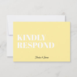 Bold modern Retro-Funky Bright Bröllop OSA Kort