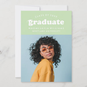 BOLD MODERN RETRO STUDENT INBJUDAN TILL STUDENTE