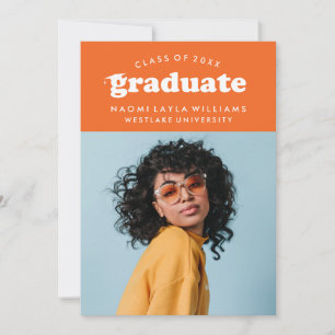 BOLD MODERN RETRO STUDENT INBJUDAN TILL STUDENTE