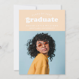 BOLD MODERN RETRO STUDENT INBJUDAN TILL STUDENTE