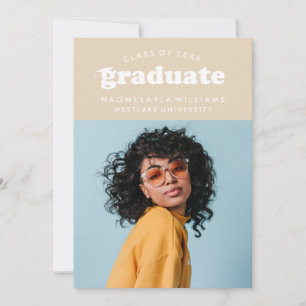 BOLD MODERN RETRO STUDENT INBJUDAN TILL STUDENTE