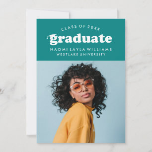 BOLD MODERN RETRO STUDENT INBJUDAN TILL STUDENTE