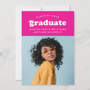 BOLD MODERN RETRO STUDENT INBJUDAN TILL STUDENTE