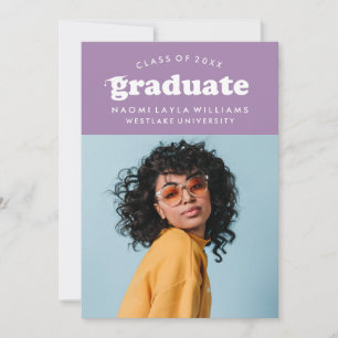 BOLD MODERN RETRO STUDENT INBJUDAN TILL STUDENTE