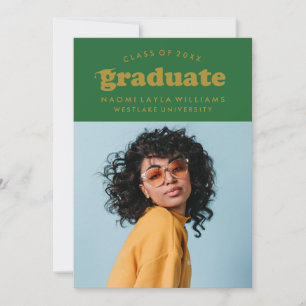 BOLD MODERN RETRO STUDENT INBJUDAN TILL STUDENTE