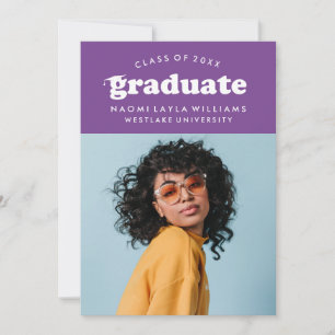 BOLD MODERN RETRO STUDENT INBJUDAN TILL STUDENTE