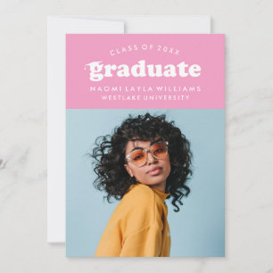 BOLD MODERN RETRO STUDENT INBJUDAN TILL STUDENTE