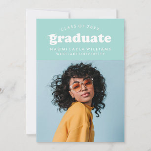 BOLD MODERN RETRO STUDENT INBJUDAN TILL STUDENTE