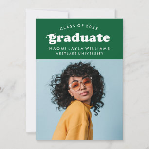 BOLD MODERN RETRO STUDENT INBJUDAN TILL STUDENTE