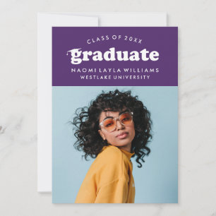 BOLD MODERN RETRO STUDENT INBJUDAN TILL STUDENTE