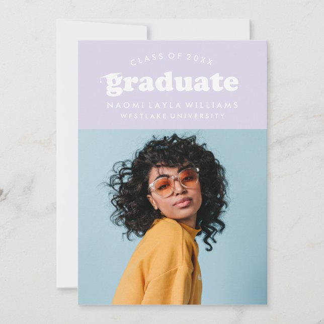 BOLD MODERN RETRO STUDENT | INBJUDAN TILL STUDENTE (Framsida)