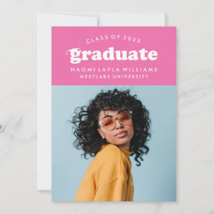 BOLD MODERN RETRO STUDENT INBJUDAN TILL STUDENTE
