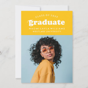 BOLD MODERN RETRO STUDENT INBJUDAN TILL STUDENTE