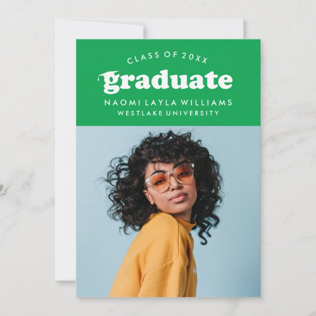 BOLD MODERN RETRO STUDENT | INBJUDAN TILL STUDENTE (Framsida)