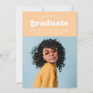 BOLD MODERN RETRO STUDENT INBJUDAN TILL STUDENTE