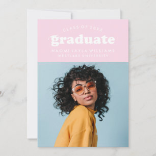 BOLD MODERN RETRO STUDENT INBJUDAN TILL STUDENTE