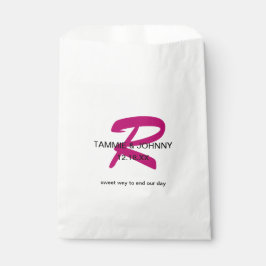 Bold Monogram | Sötsaker och Möhippor i Bröllop
