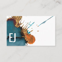 Bold Monogram turkos med Guld-detaljer