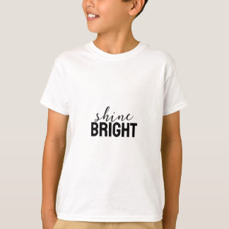 Bold Motivational Typography Poster – Modern Text  T Shirt