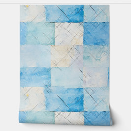 Bold navy blue indigo collo pappra struktur