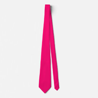 Bold Neon Rosa Silke Neck Tie Slips