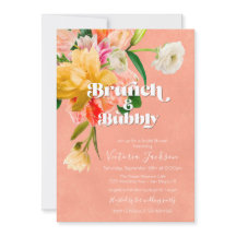 Bold och Bright Blooms Blommigt Brunch