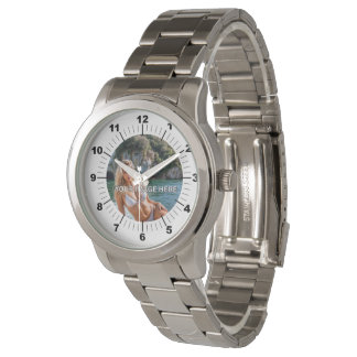BOLD! ⚪ Överdimensionellt silverarmbandsur Armbandsur