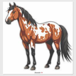 Bold Paint Horse Klistermärken