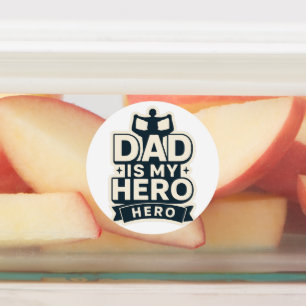 Bold Pappa Hero Fars dag Sticker