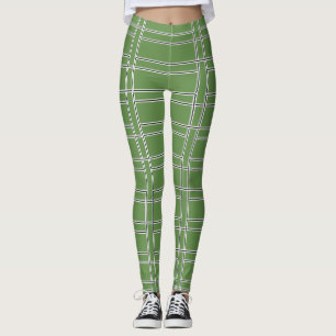 Bold Påsk St patrick's day Black White Rand Leggings
