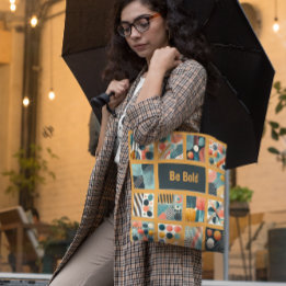 Bold Patterns Tote Tygkasse