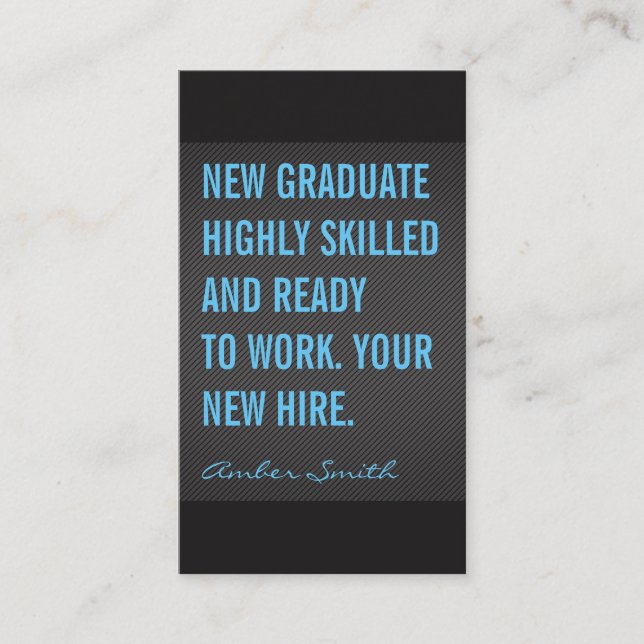 Bold Quote Struktur Linjer Visitkort (Framsida)