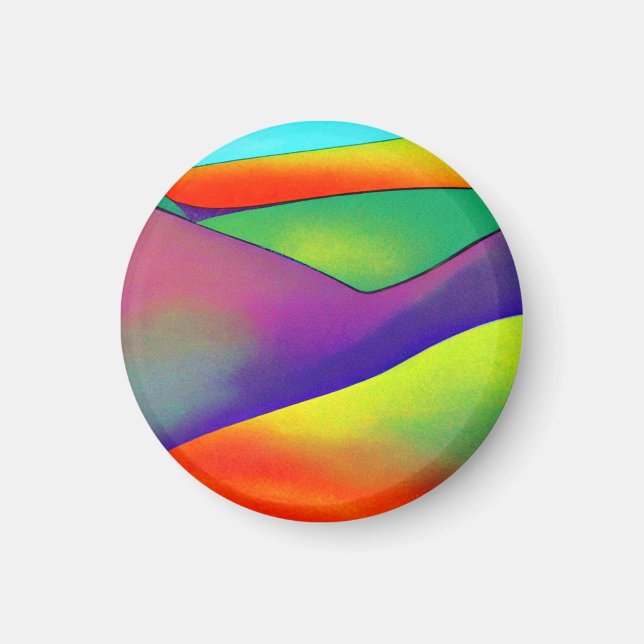 Bold Rainbow Backe Magnet (Framsidan)