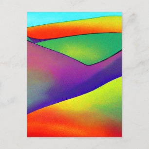 Bold Rainbow Backe Vykort