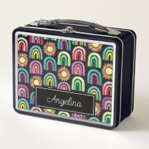 Bold Rainbows & Sol Mönster Kids Back to school