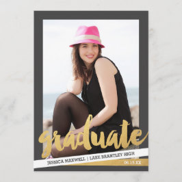 Bold Rand Photo Studenten Annoucement Meddelande