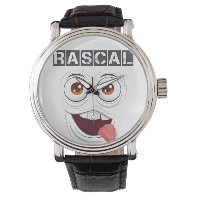Bold Rascal Anpassningsbar Watch-Roligt & Fierce S Armbandsur (Framsida)